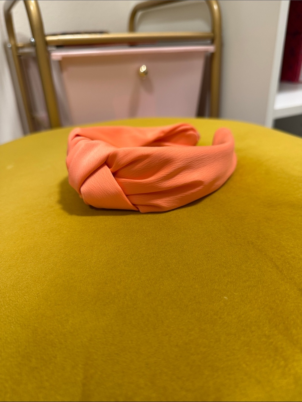 Salmon Color Knotted Headband